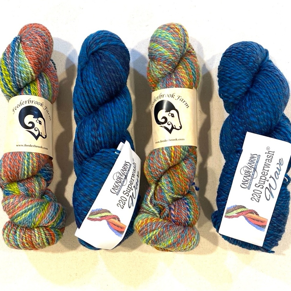 Feederbrook Farm Yarn and Cascade Wave Knitting Kit